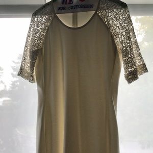 White Calvin Klein dress